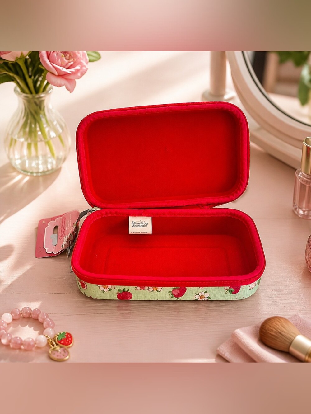 Strawberry Shortcake School Bundle Backpack Pencil Case & Accessories NWT ๐โจ - Picture 8 of 8